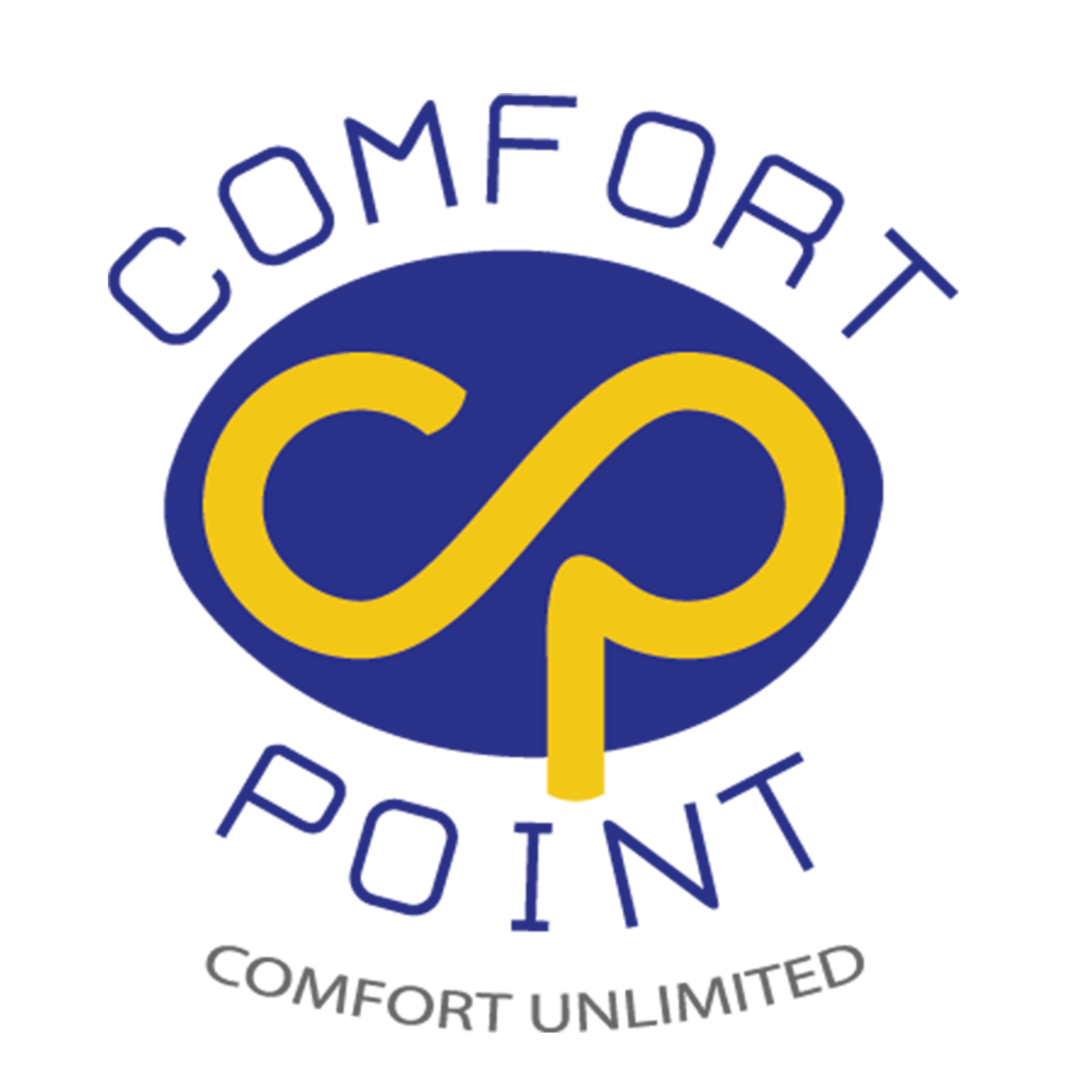 Comfort Point logo – Premium furniture, mattresses, curtains, blinds and home furnishings in Chennai